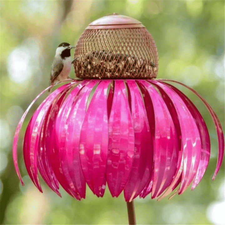Flower-Shaped Bird Feeder