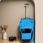 Kids' Car Rolling Suitcase with Extendable Handle