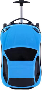 Kids' Car Rolling Suitcase with Extendable Handle