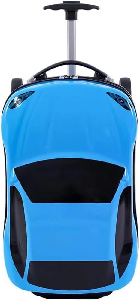 Kids' Car Rolling Suitcase with Extendable Handle
