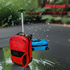 Kids' Car Rolling Suitcase with Extendable Handle