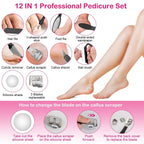 18-in-1 Electric Foot Callus Remover Tool
