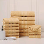 18-Piece Set: Bibb Home `Egyptian Cotton Towel Set
