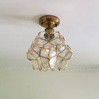 Retro Flower Ceiling Light | Colourful Vintage-Inspired PVC Flush Mount