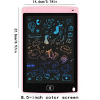 Digital LCD Writing Tablet with Stylus Pen – Reusable Wipeable Dry-Erase Doodle & Drawing Board