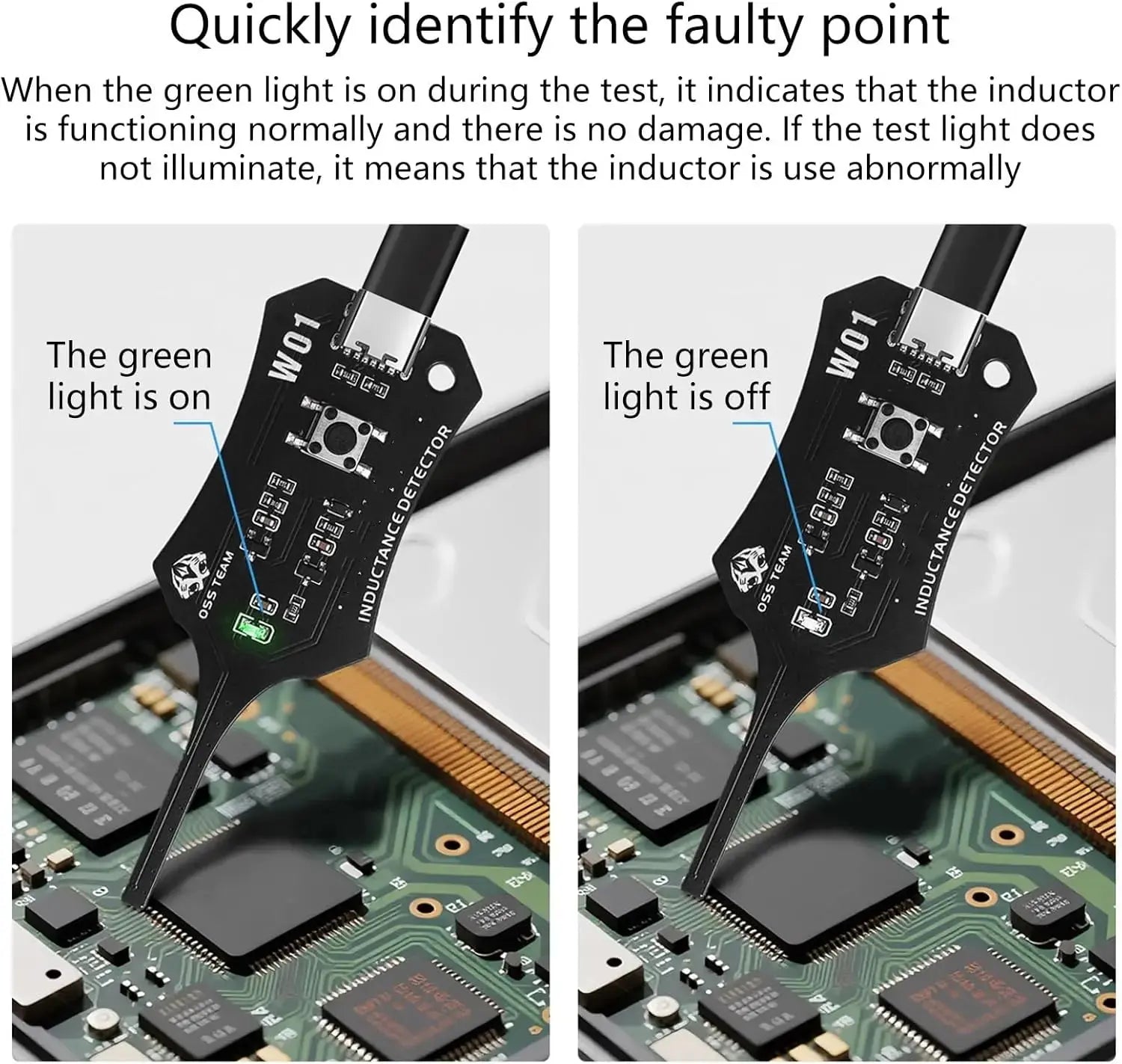 In-Circuit Electromagnetic Inductance Tester, Phone Motherboard Repair Tool