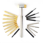 19-Piece: Hammer Punch Set Drift Pin Punch Kit with Portable Storage Box