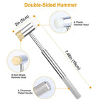 19-Piece: Hammer Punch Set Drift Pin Punch Kit with Portable Storage Box