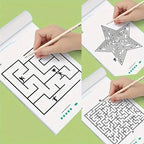 192 Patterns Concentration Maze Training Book