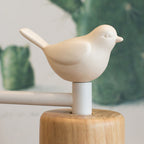 Nordic Wooden Bird Wall Lamp | LED Bedside Wall Sconce