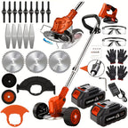 Cordless Electric Lawn Mower 2500W with 2 Batteries & 3 Blades
