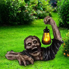 Scary Zombie Outdoor Halloween Decor with LED Light