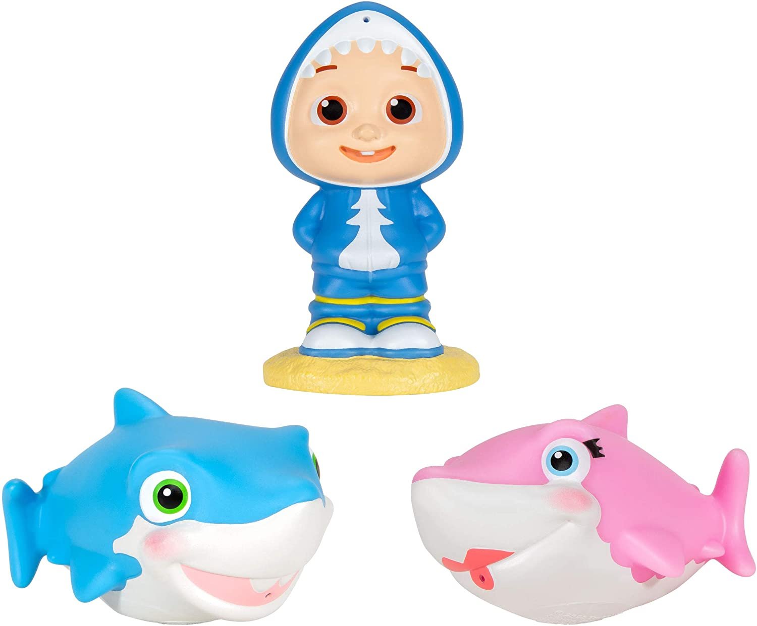 CoComelon 3-Pack Bath Squirter Toys - Fun and Colorful Water Play for Toddlers