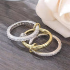Trendy Gold Stackable Rings