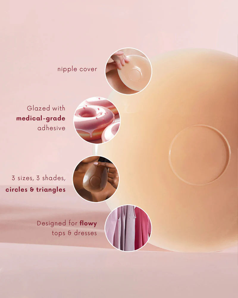 Invisible Lift Inserts Double-Sided Adhesive Bra Lifter for Instant Boost