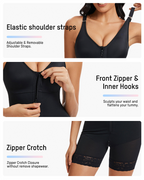 Tummy Control Butt Lifter Shaper with Zipper Crotch Fajas Colombianas
