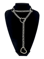 Leather Choker Slip Chain