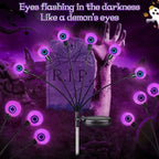 Lighted Halloween Eyeball Props Solar Garden Lights