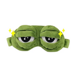 Cute 3D Cartoon Frog Eye Mask, Comfortable Light Blocking Sleep Eyeshade