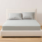 Kasentex Spring All Season Deep Pocket Fitted Sheet Set with Pillowcases, Room Decor, Graduation Gifts
