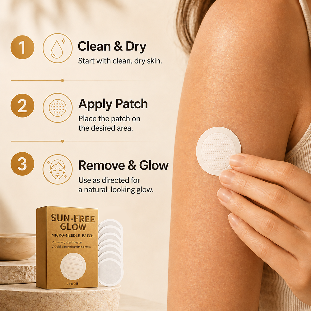 Sunless Glow Micro Patch – Gradual Sunless Bronzing for a Natural-Looking Tan