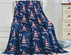Soft Fleece Throw Blanket 50x60 – Lightweight Cozy Bed Couch Sofa Blanket for All Seasons