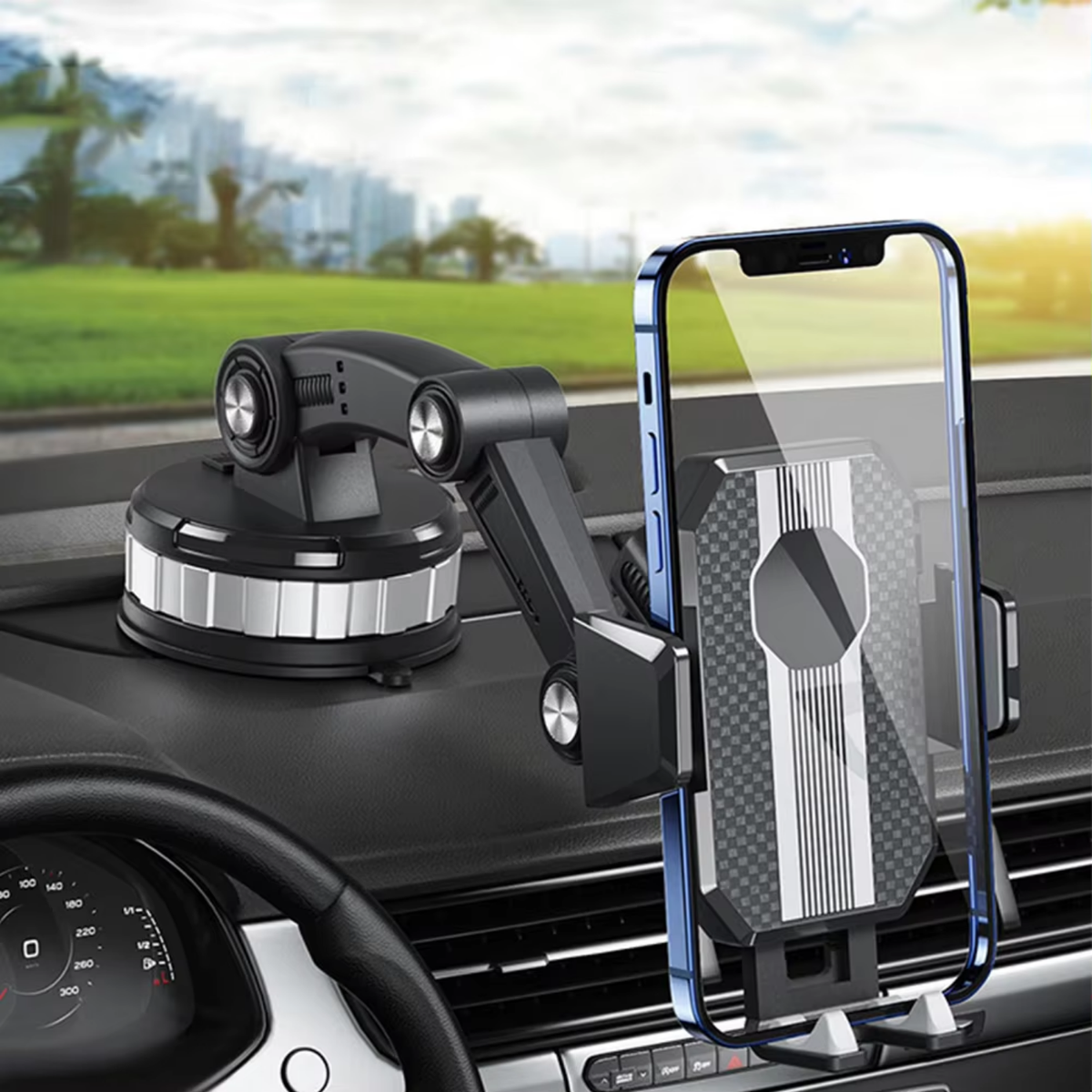 360° Rotating Phone Mount for Dash and Windshield