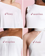Invisible Lift Inserts Double-Sided Adhesive Bra Lifter for Instant Boost