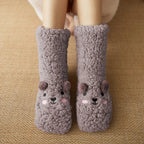 Kawaii Bear Fleece Warm Socks