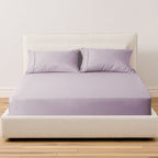 Kasentex Spring All Season Deep Pocket Fitted Sheet Set with Pillowcases, Room Decor, Graduation Gifts