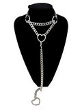Swivel Clasp Leather Choker Collar