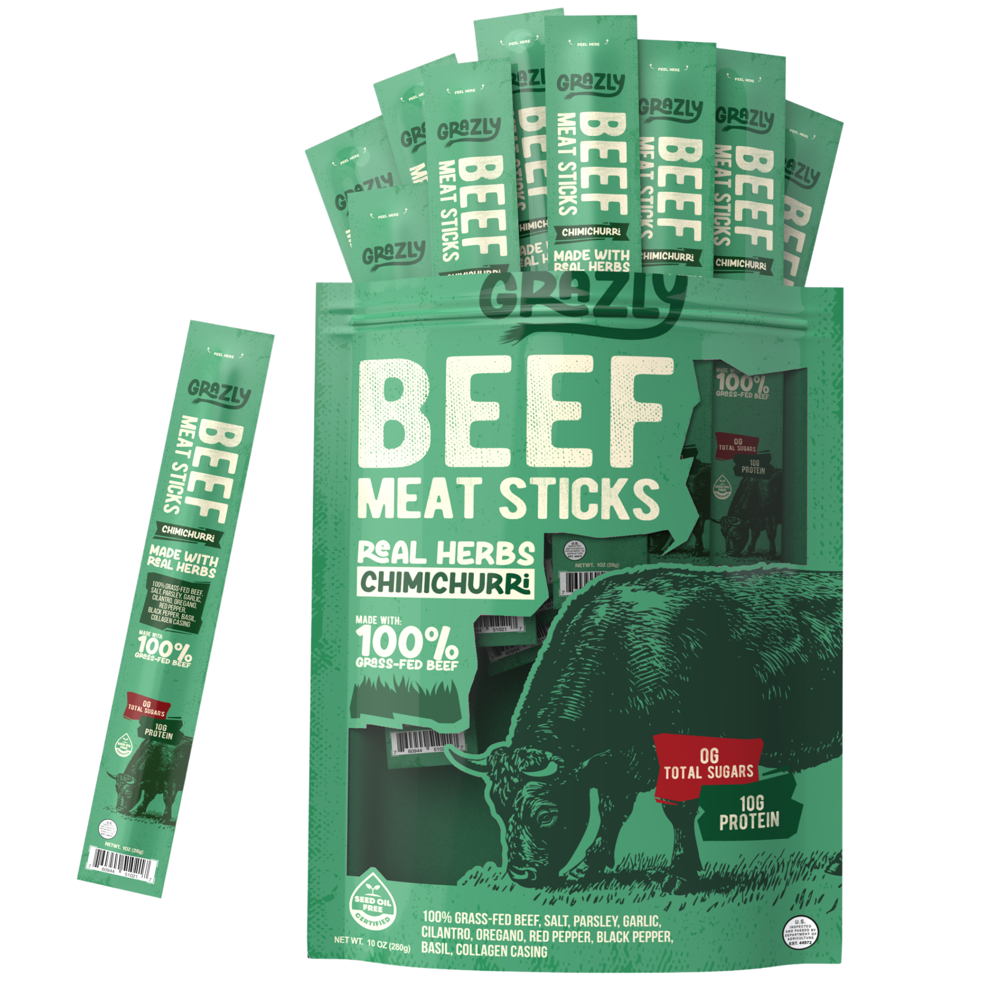 Chimichurri Beef Meat Sticks