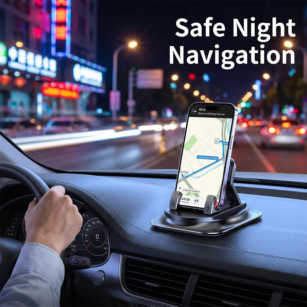 360 Degree Rotatable Suction Cup Car Phone Holder for Dashboard