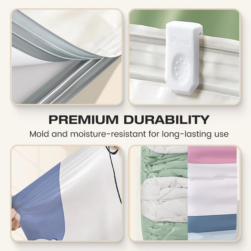 Large-Capacity Vacuum Bags – No Pump Needed!