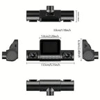 4-Channel Car DVR Dash Cam – 1080P Front, 720P Side & Rear, Night Vision