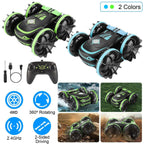 2-in-1 Amphibious RC Car Toy 4GHz 4WD Double-sided 360¬∞ Rotating Stunt Car