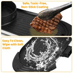 2-in-1 Electric Hot Pot with Bbq Grill Cooker 2200W