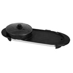 2-in-1 Electric Hot Pot with Bbq Grill Cooker 2200W