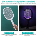 2-in-1 Electric Rechargeable Bug Zapper Insect Killer