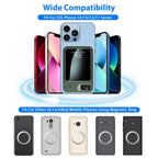 2-in-1 Magnetic Wireless Power Bank 10000mAh PD20W Fast Charger Mag Safe