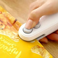 2-in-1 Mini Bag Sealer For Snacks, USB Rechargeable Plastic Heat Sealer With Cutter