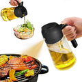 2-in-1 Olive Oil Spray - Premium 470mL Glass Bottle
