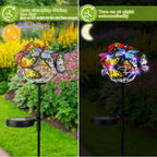 2-in-1 Outdoor Butterfly Solar Light Yard Stake