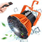 2-in-1 Portable Camping Lantern Electric Fan
