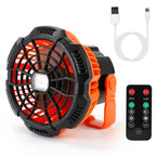 2-in-1 Portable Camping Lantern Electric Fan