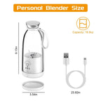 2-in-1 Portable Fruit Blender Rechargeable