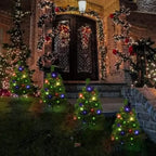 2-in-1 Solar Christmas Tree Lawn Light