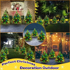 2-in-1 Solar Christmas Tree Lawn Light