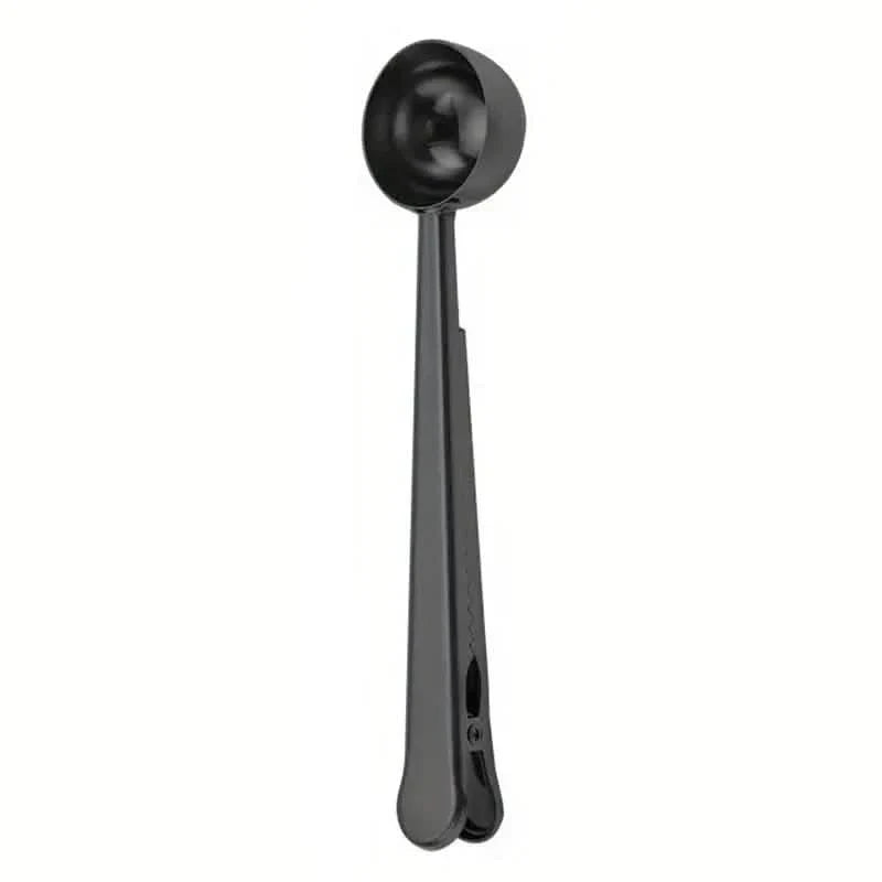 2-in-1 Stainless Steel Coffee Spoon and Sealing Clip