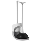 2-in-1 Toilet Plunger and Brush Combo Set with Ventilated Holder